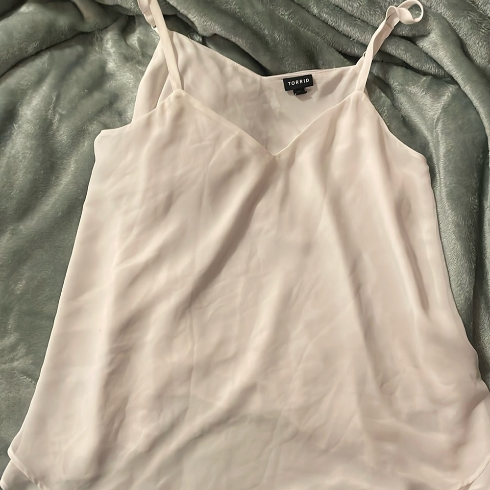 White tank top torrid